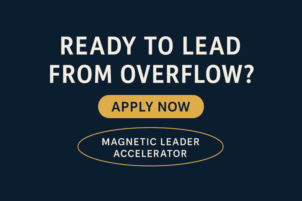 Ready To Lead From Overflow Graphic