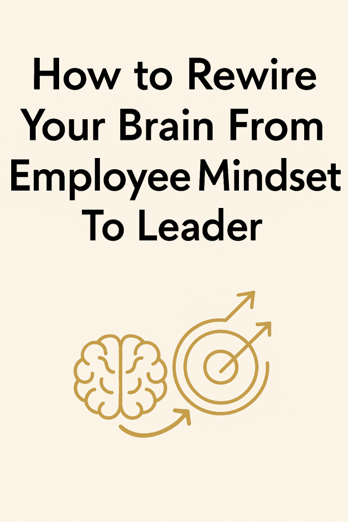 How To Rewire Your Brain From Employee Mindset To Leader