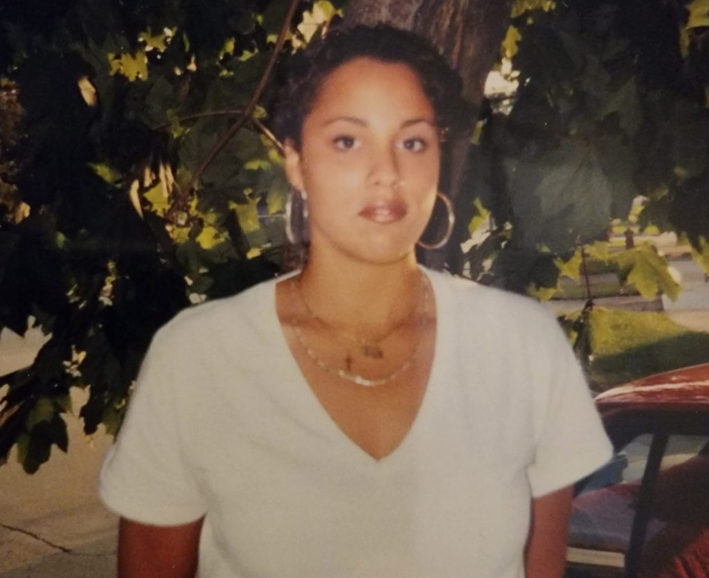 Lisa Jeffs white top