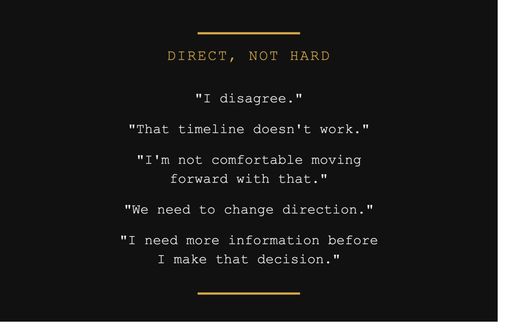 Direct Not Hard Graphic